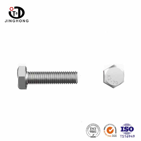10 mm hexbolte i rustfrit stål