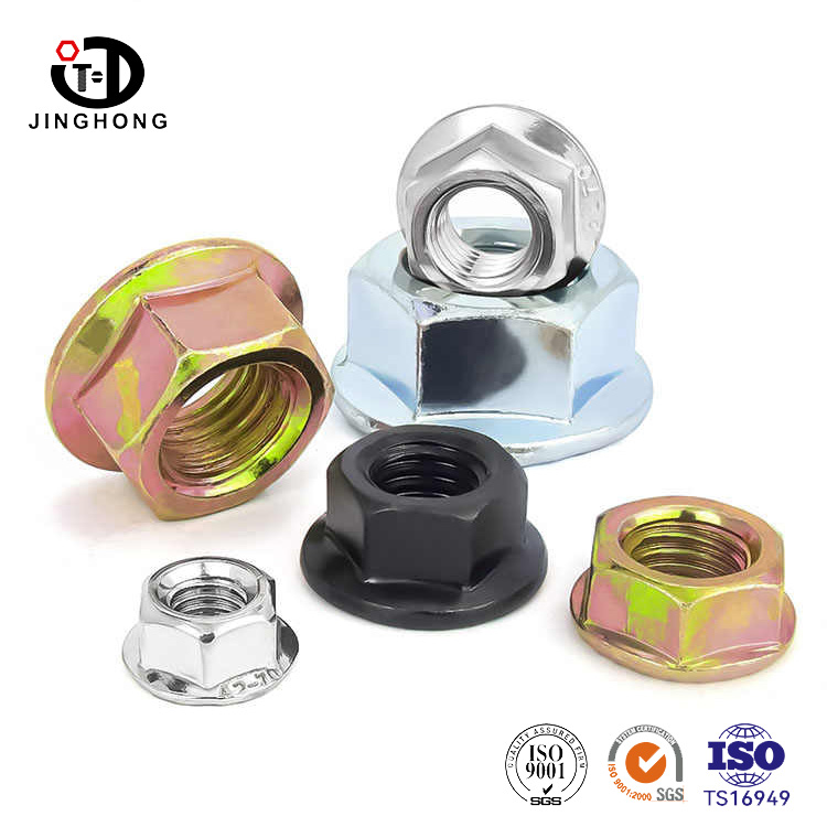 DIN 6923 hex flange møtrik