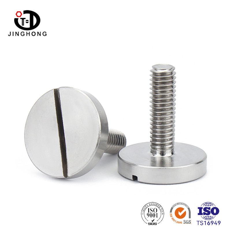 Fladt hoved Rundt hoved med slidser