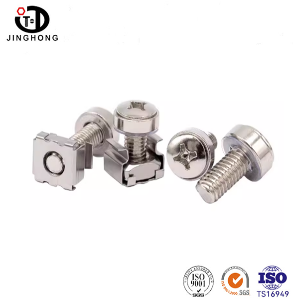 Phillips Pan Head rustfrit stål krone kombinationsskrue