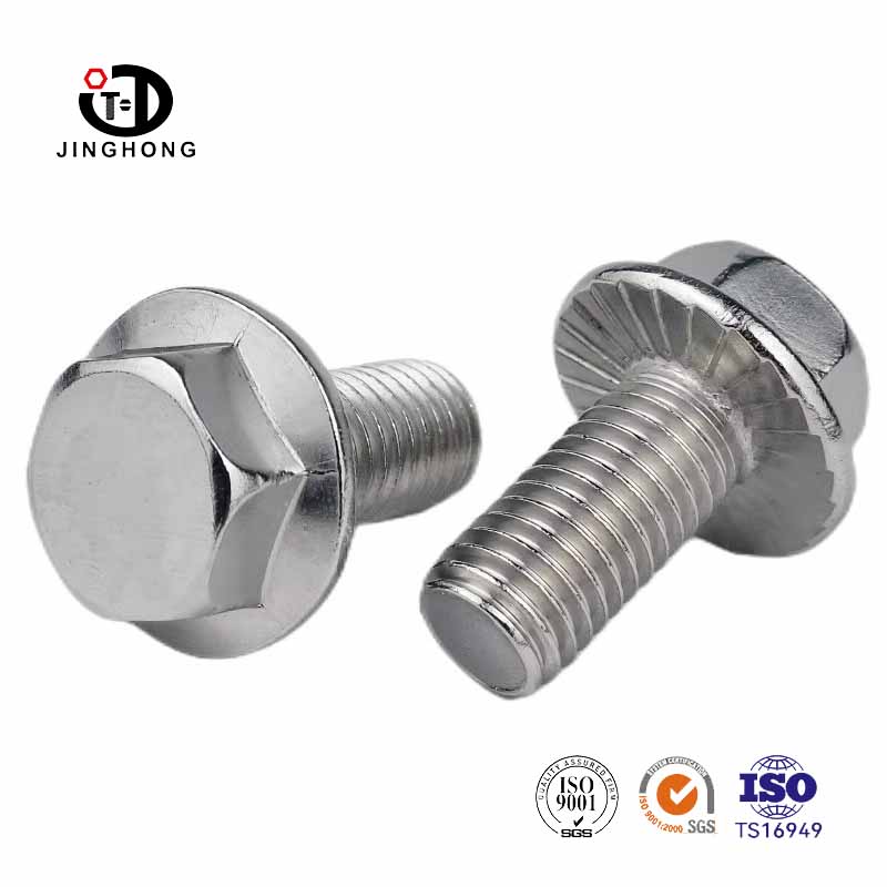 Rustfrit stål hexagon hovedflange bolt